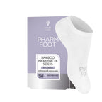 Pharm Foot Bamboo Prophylactic Socks with Silver Ions - White