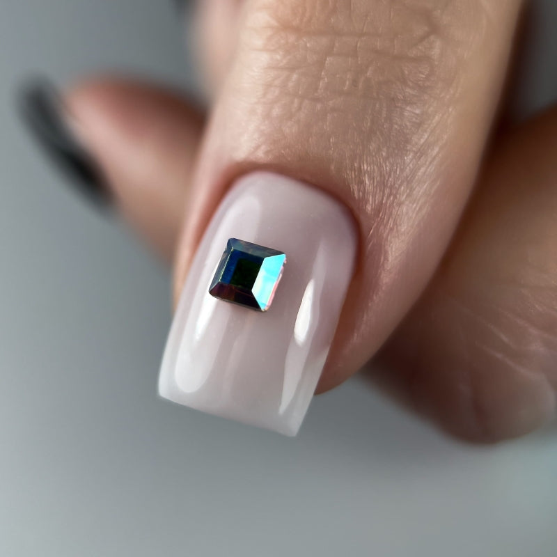 Julia Nessa Square Mermaid Nail Art Crystals - 6 pcs