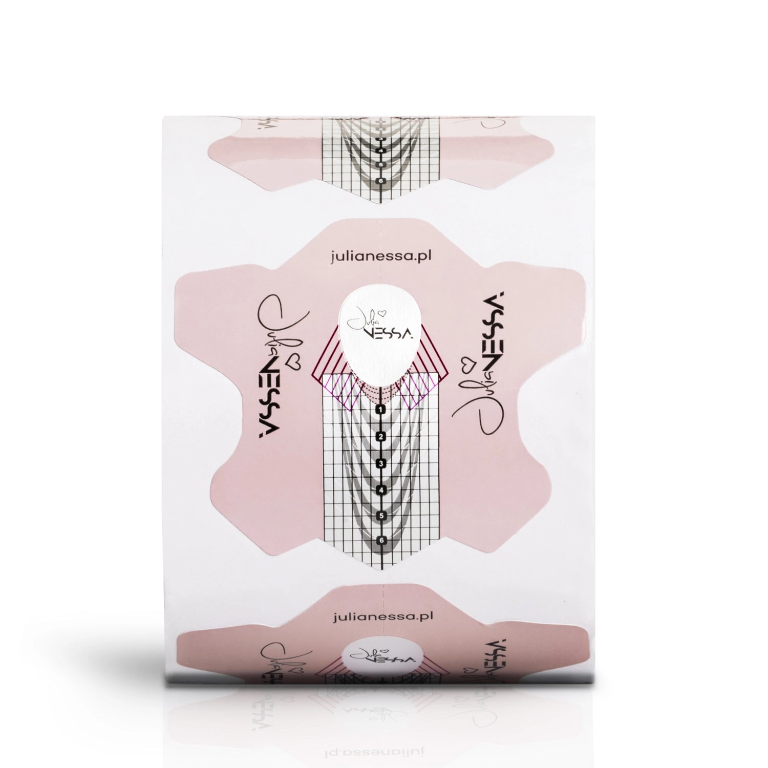 Julia Nessa Aluminium Paper Nail Forms 500pcs