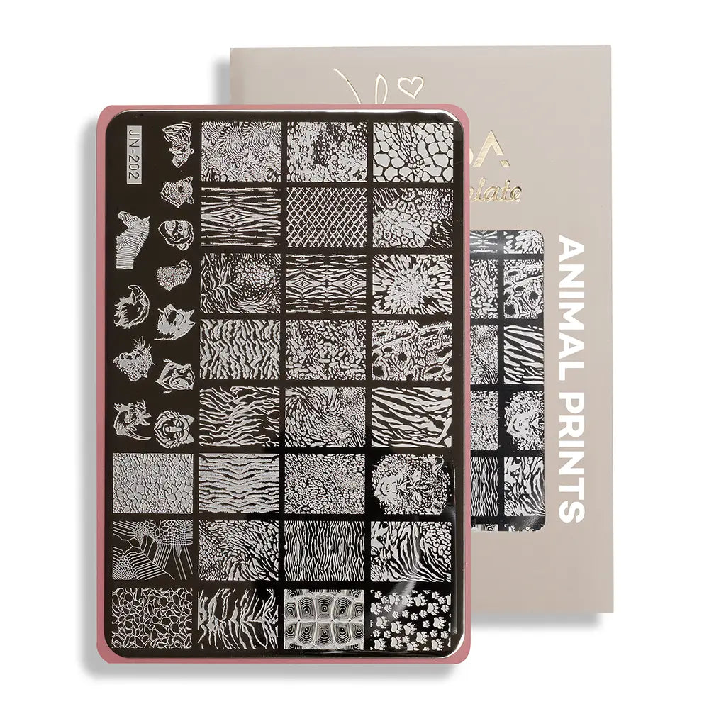 Julia Nessa Animal Prints Stamping Plate