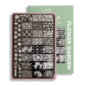 Julia Nessa Flower Garden Stamping Plate