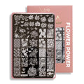 Julia Nessa Flower Power Stamping Plate