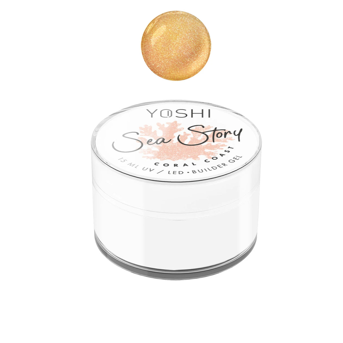 Yoshi Sea Story Builder Gel - Coral Coast 15ml