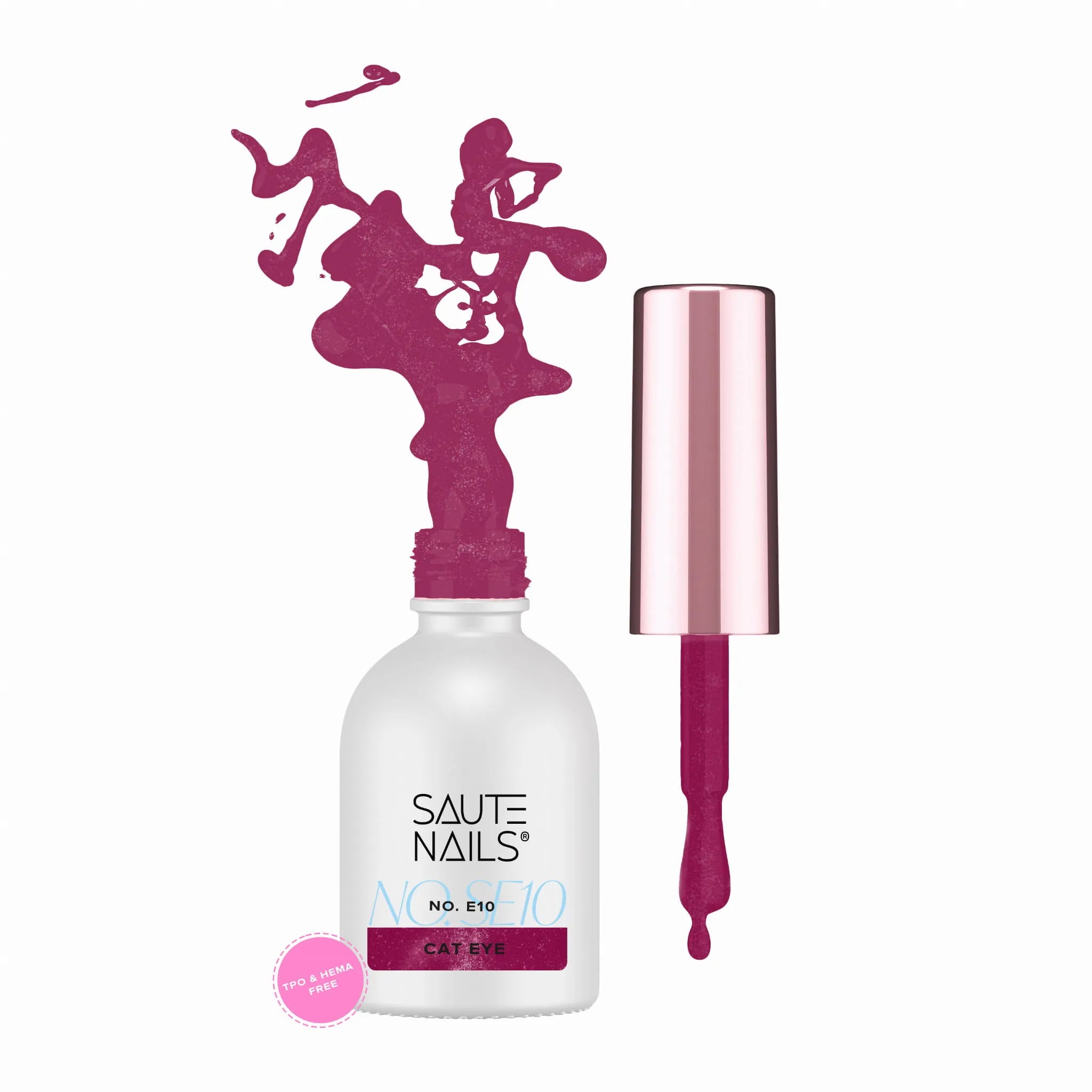 Saute Nails Cat Eye Effect UV/LED Hybrid Gel Polish - E10