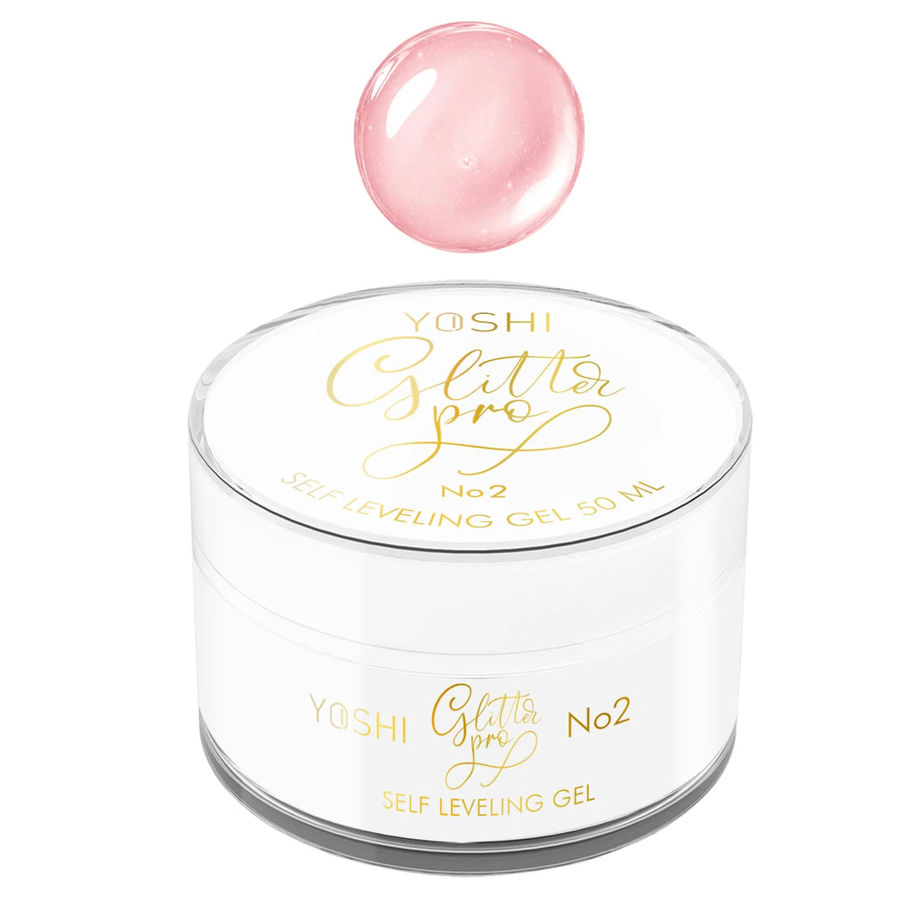 Yoshi Glitter PRO Builder Gel - No. 2