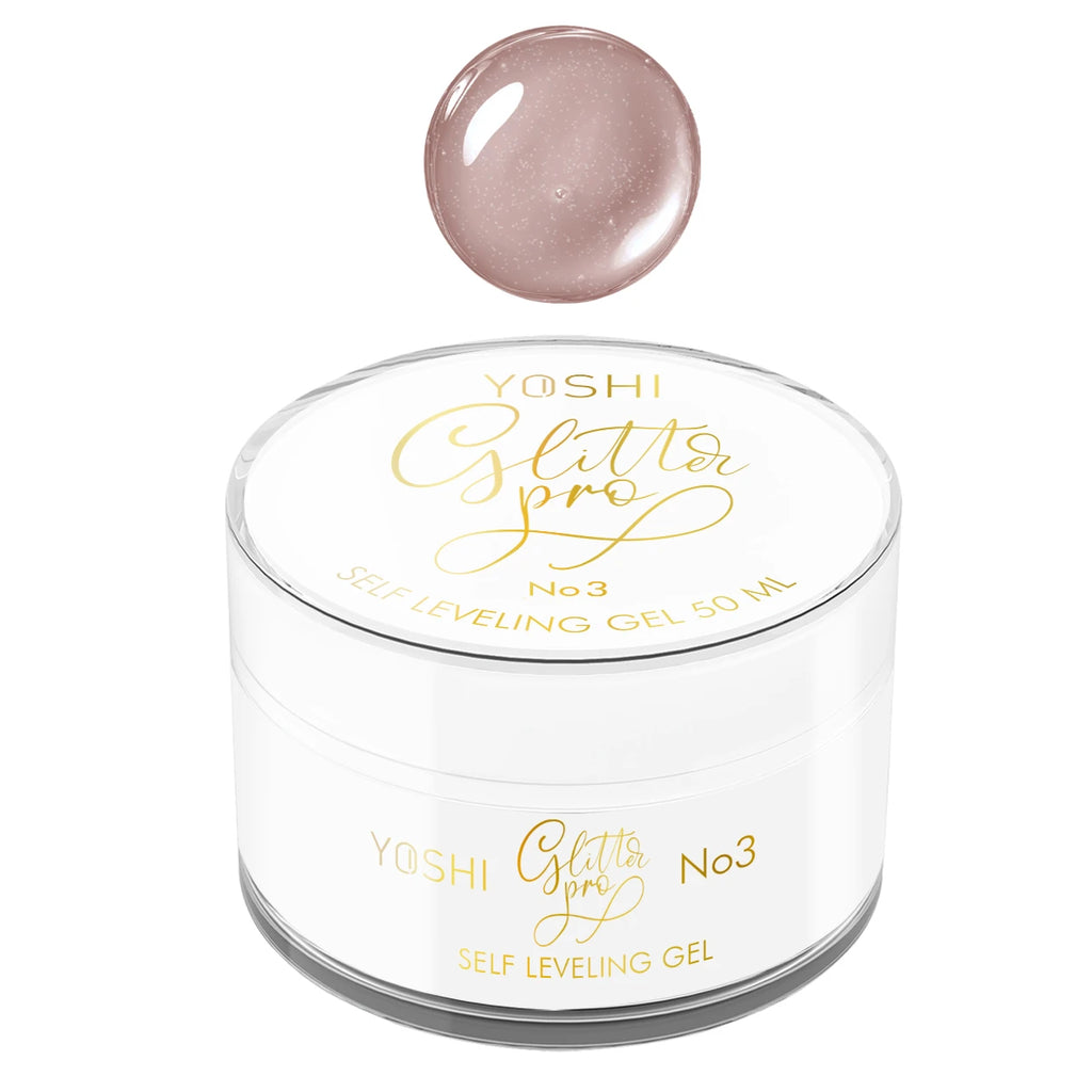 Yoshi Glitter PRO Builder Gel - No. 3