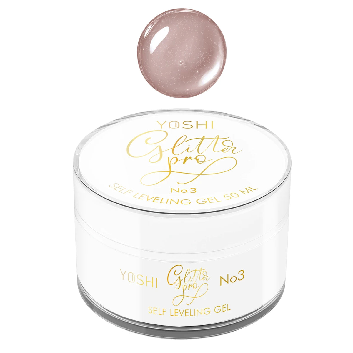 Yoshi Glitter PRO Builder Gel - No. 3