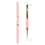 Julia Nessa Slim Gel Brush 7mm/4mm Pink