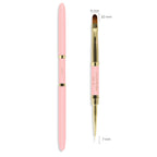 Julia Nessa Slim Gel Brush 7mm/6mm Pink