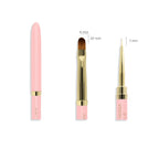 Julia Nessa Slim Gel Brush 7mm/6mm Pink