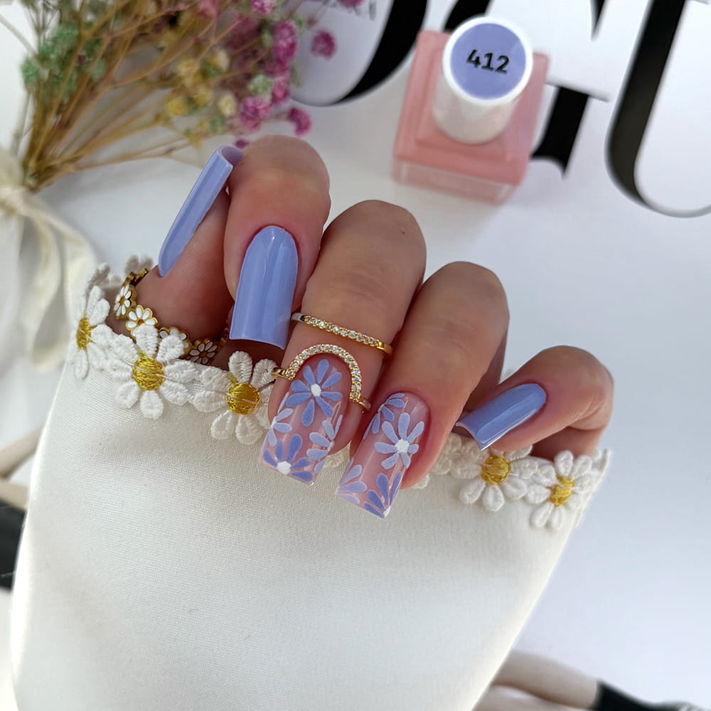 Julia Nessa NessaUV Lac 412 Lavender Dream Gel Polish 8ml