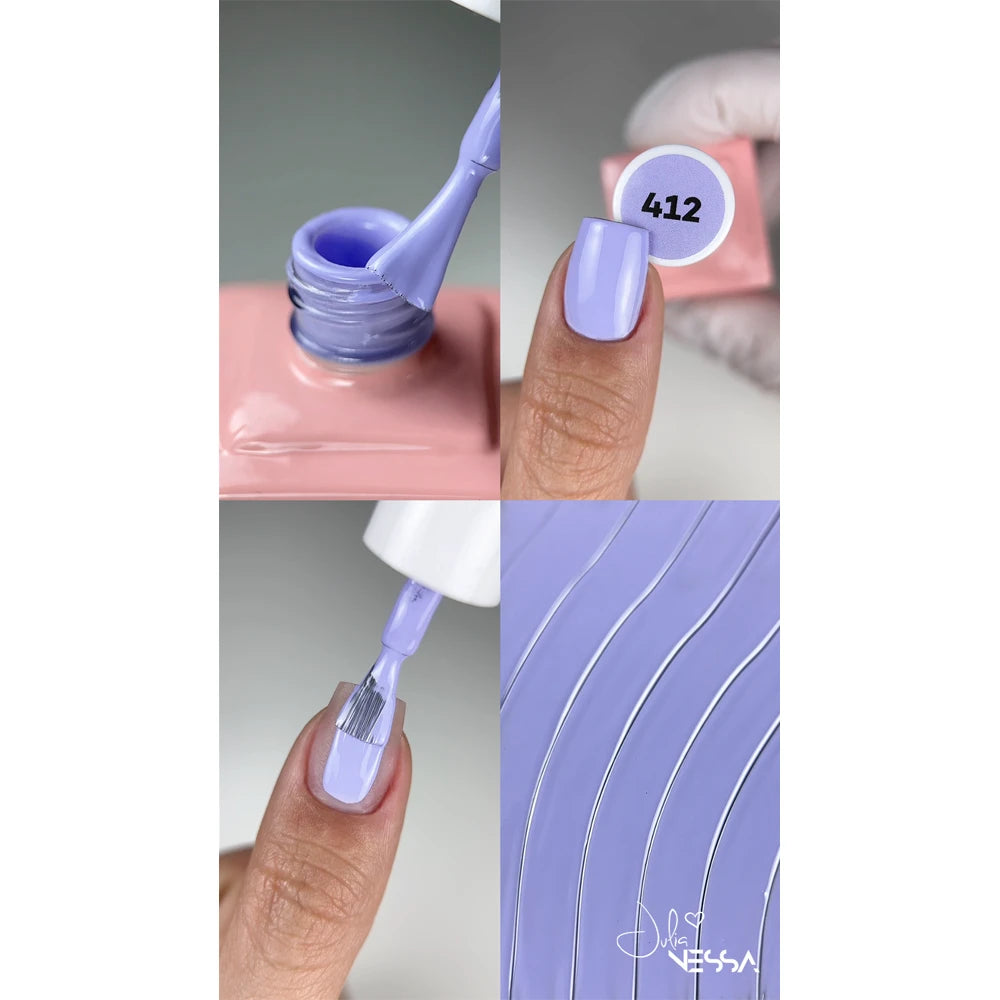 Julia Nessa NessaUV Lac 412 Lavender Dream Gel Polish 8ml