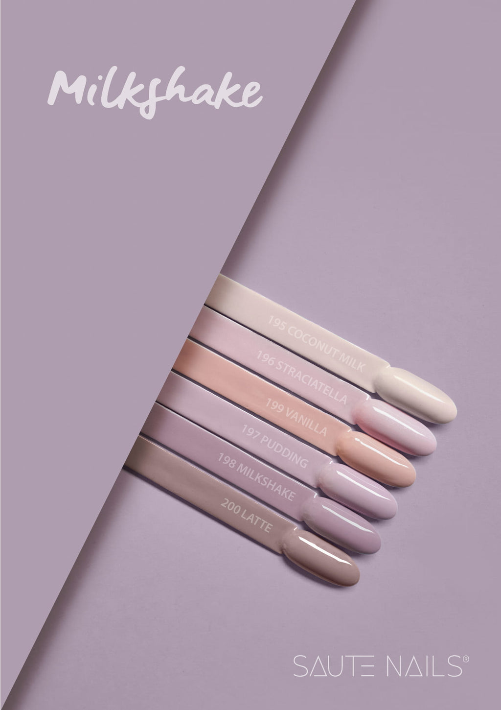 Saute Nails S199 Vanilla Gel Polish - 8ml