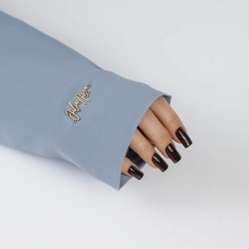 Julia Nessa Nail Photo Sleeve - Baby Blue Blazer