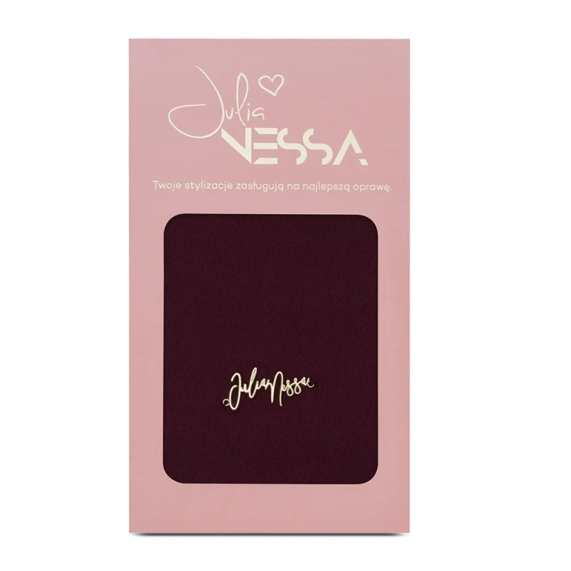 Julia Nessa Nail Photo Sleeve - Burgundy Blazer