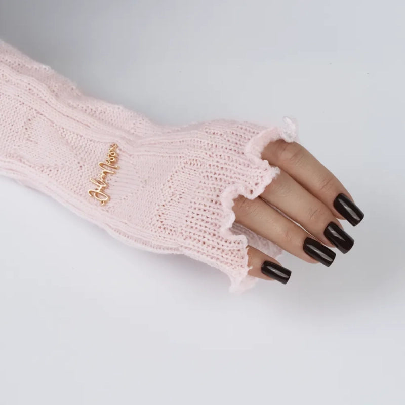 Julia Nessa Nail Photo Sleeve - Light Pink Sweater