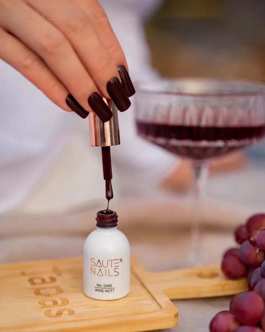 Saute Nails UV/LED Hybrid Gel Polish - S260 Wine Not?