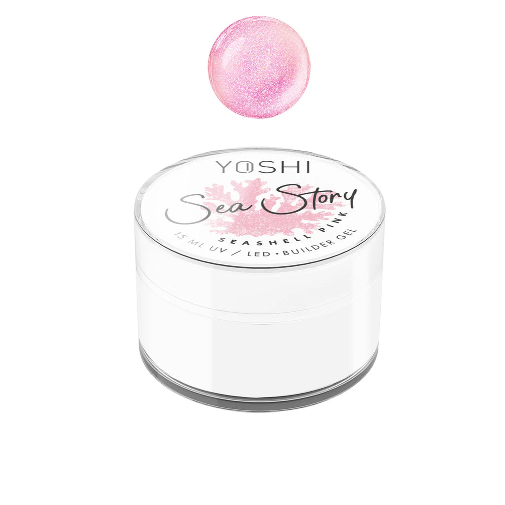 Yoshi Sea Story Builder Gel - Seashell Pink 15ml