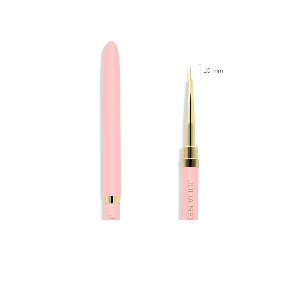 Julia Nessa Slim Line Brush 10mm Pink
