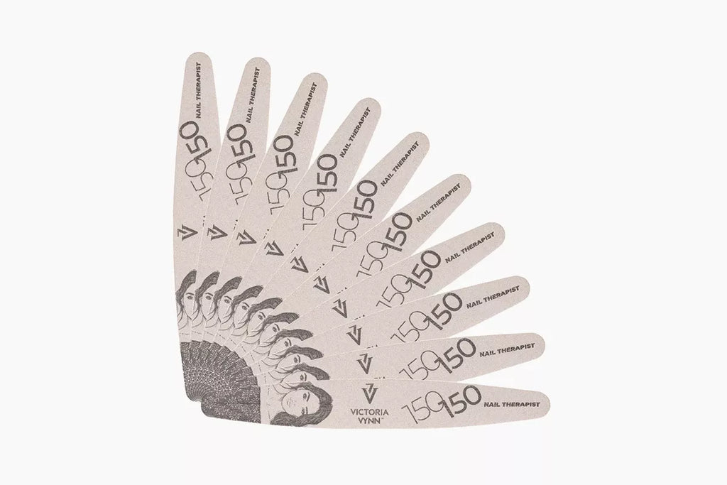 Victoria Vynn Nail Therapist Ellipse 150/150 Nail File - 10 pcs