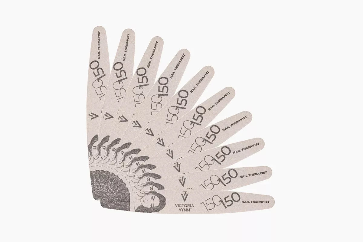 Victoria Vynn Nail Therapist Ellipse 150/150 Nail File - 10 pcs
