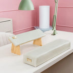 Julia Nessa Angled Manicure Hand Rest & Arm Pillow Set - Beige