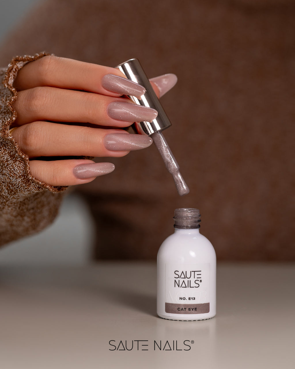 Saute Nails Cat Eye Effect UV/LED Hybrid Gel Polish - E13