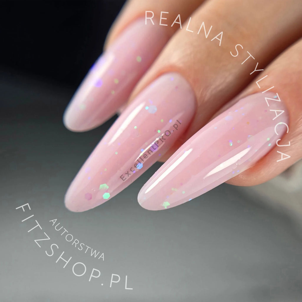 Excellent PRO Thixotropy Gel With Effect Blush Hexagon