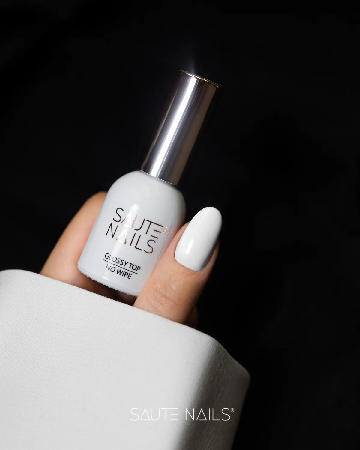 Saute Nails Glossy Top No Wipe 8ml