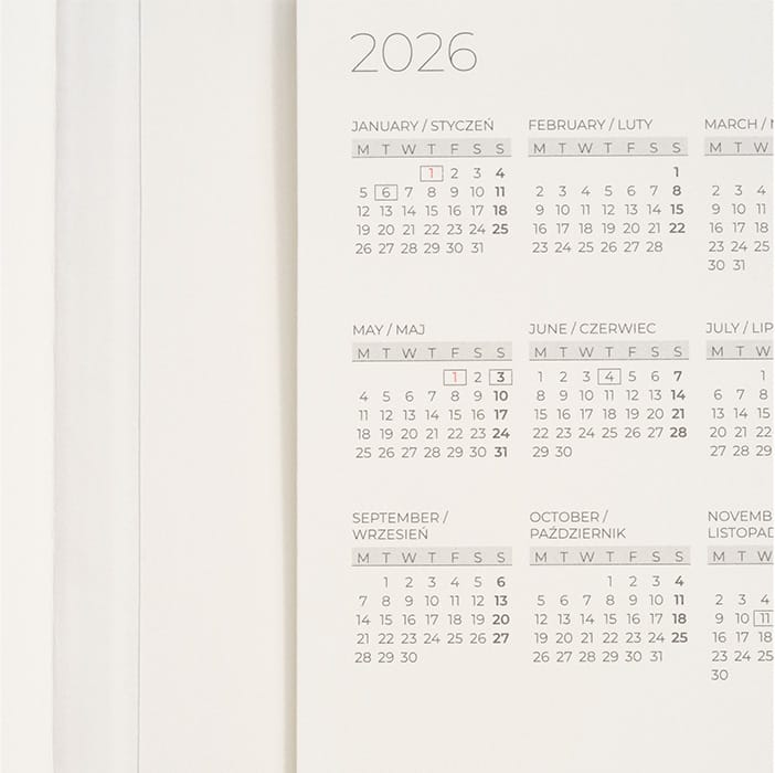 Weekly 2026 Calendar For a Stylist - 1 PCS
