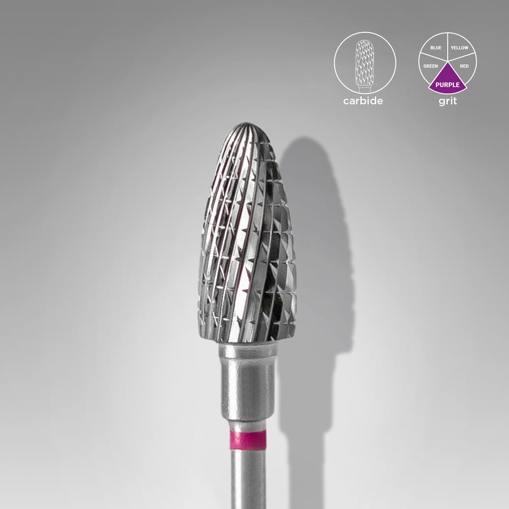 Carbide nail drill bit, “corn” purple FT90V060/14