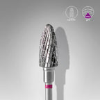 Carbide nail drill bit, “corn” purple FT90V060/14