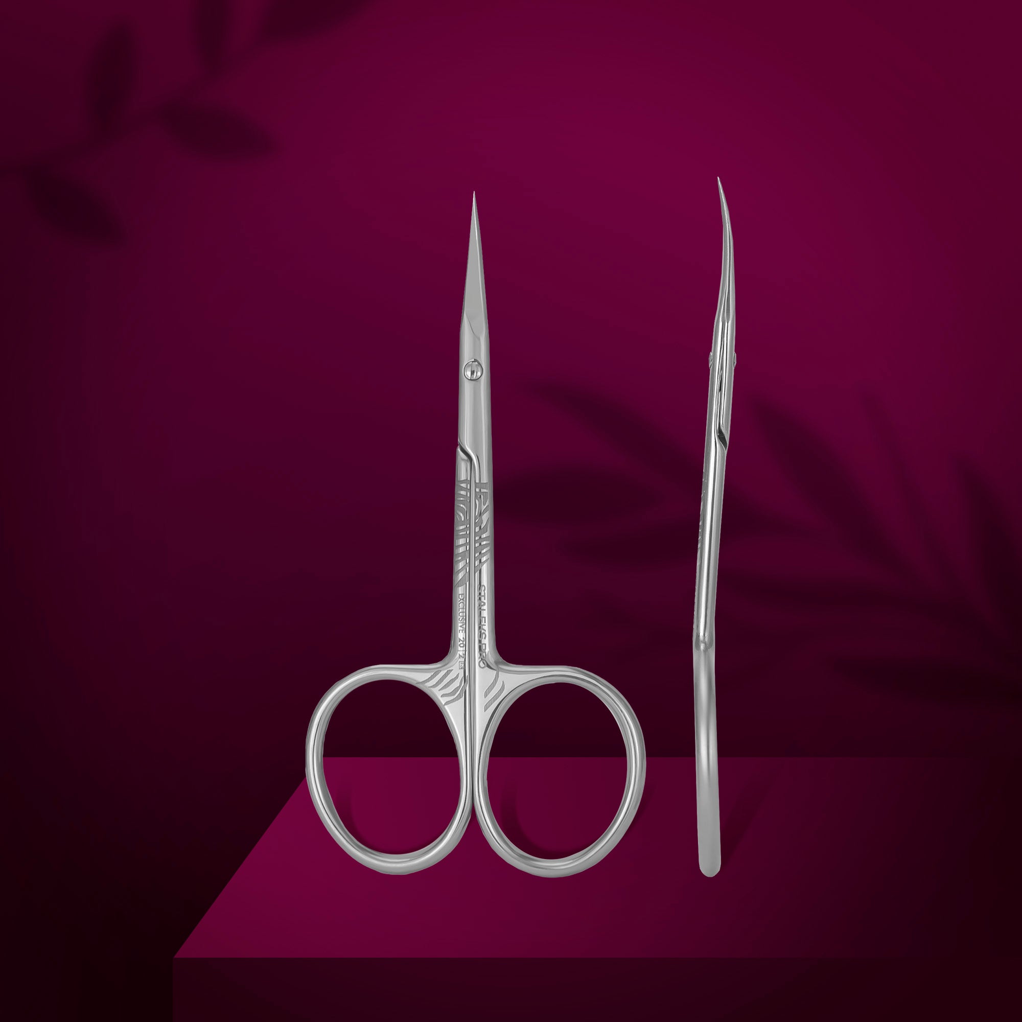Professional cuticle scissors Staleks Pro Exclusive 20 Type 2 (Magnolia) SX-20/2M