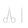 Cuticle Scissors With Hook‑Tip Blade And Medium Handle
