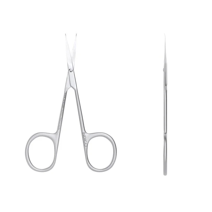 Cuticle Scissors With Hook‑Tip Blade And Medium Handle