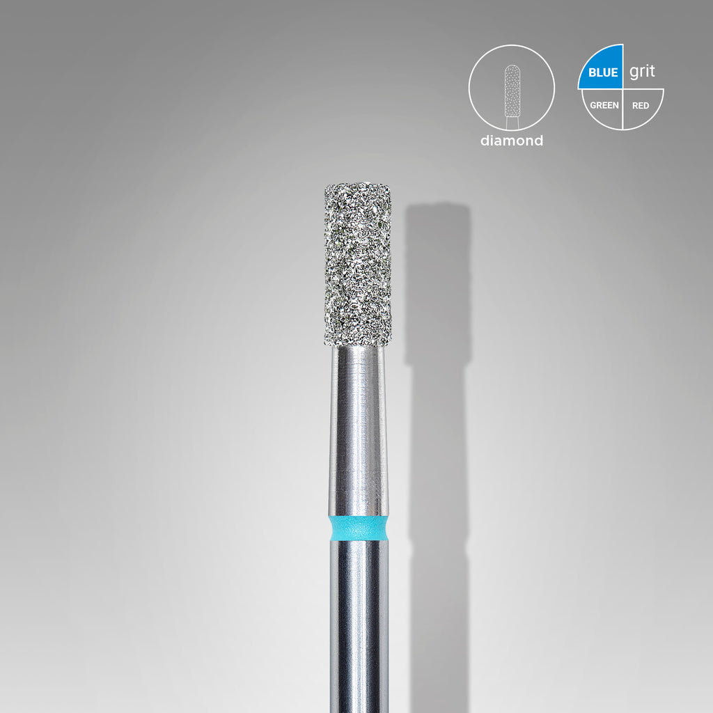 Diamond Nail Drill Bit “Cylinder” Blue FA20B025/6