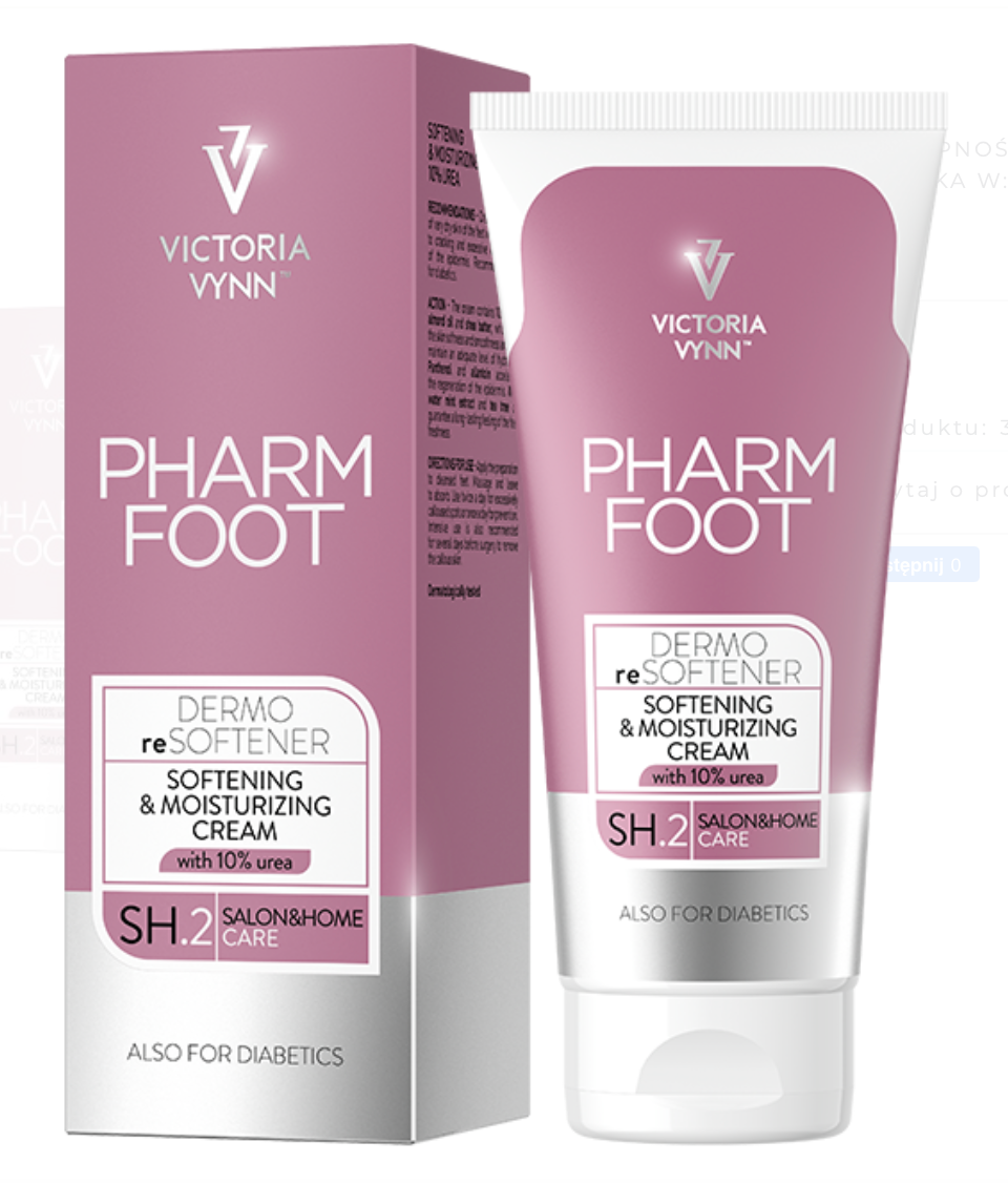 Pharm Foot Softening And Moisturizing Cream 10% Urea Dermo Resoftener 75ml