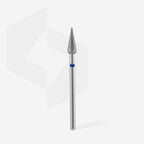 Diamond Nail Drill Bit Pointed Pear Blue EXPERT Head Diameter 4mm/Working Part 12mm FA100B040/12