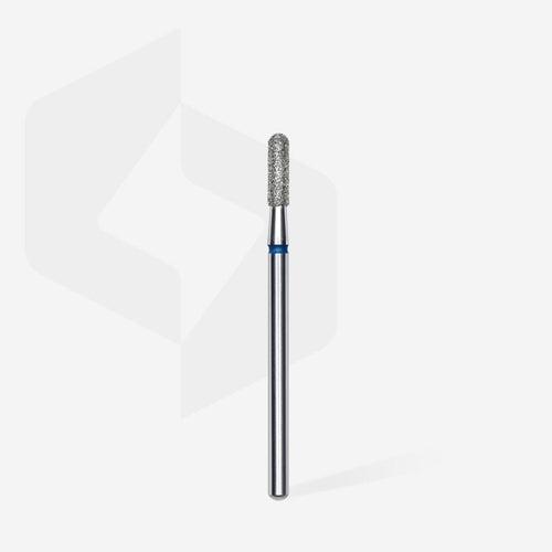 Diamond Nail Drill Bit Rounded Cylinder Blue EXPERT Head Diameter 2,3mm / Working Part 8mm FA30B023/8