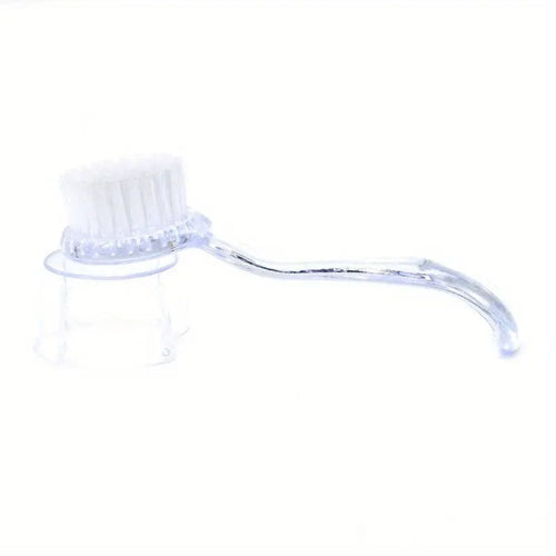 Dust Brush With Handle White