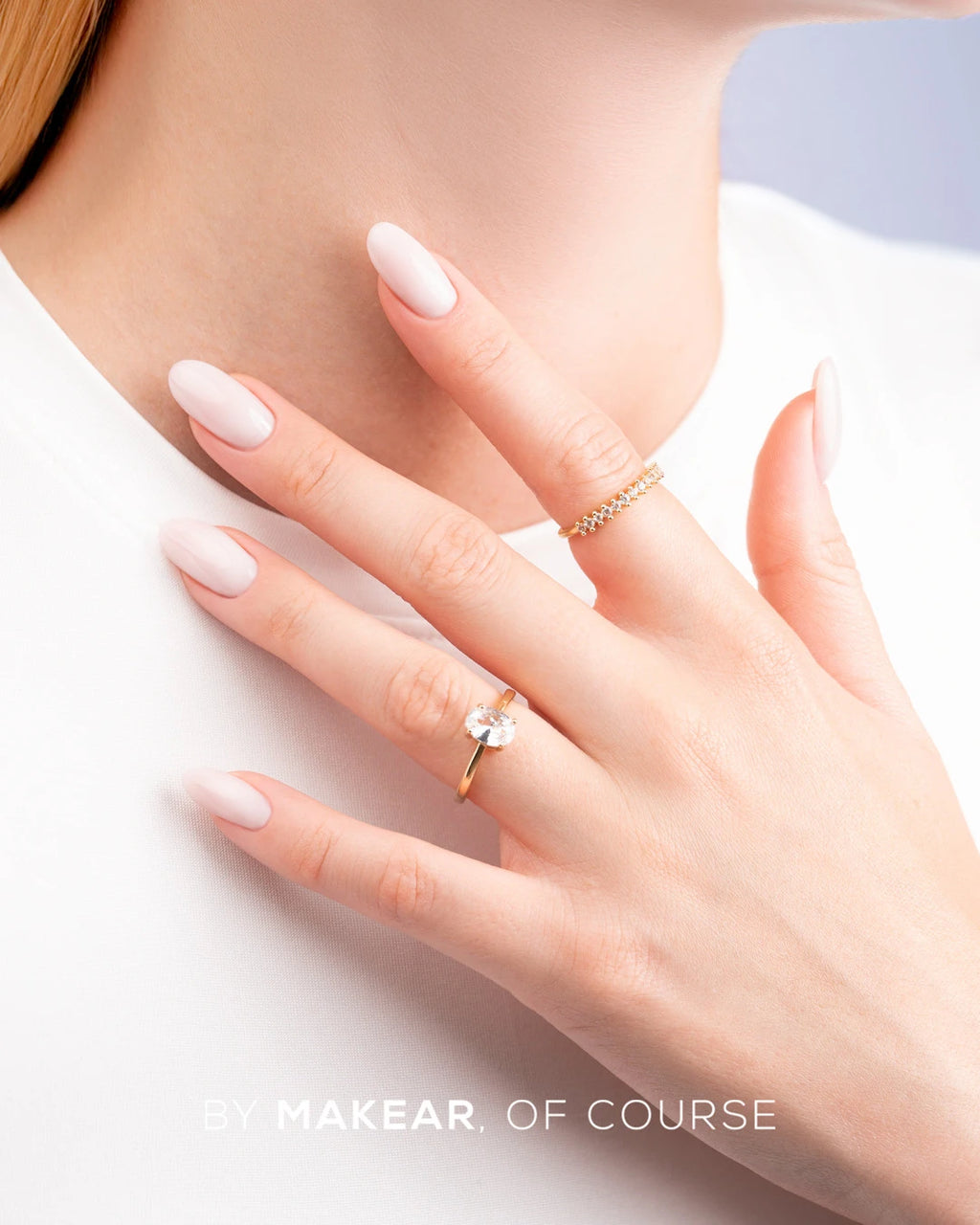 Makear 602 UV Gel Polish - Milky French - 8ml