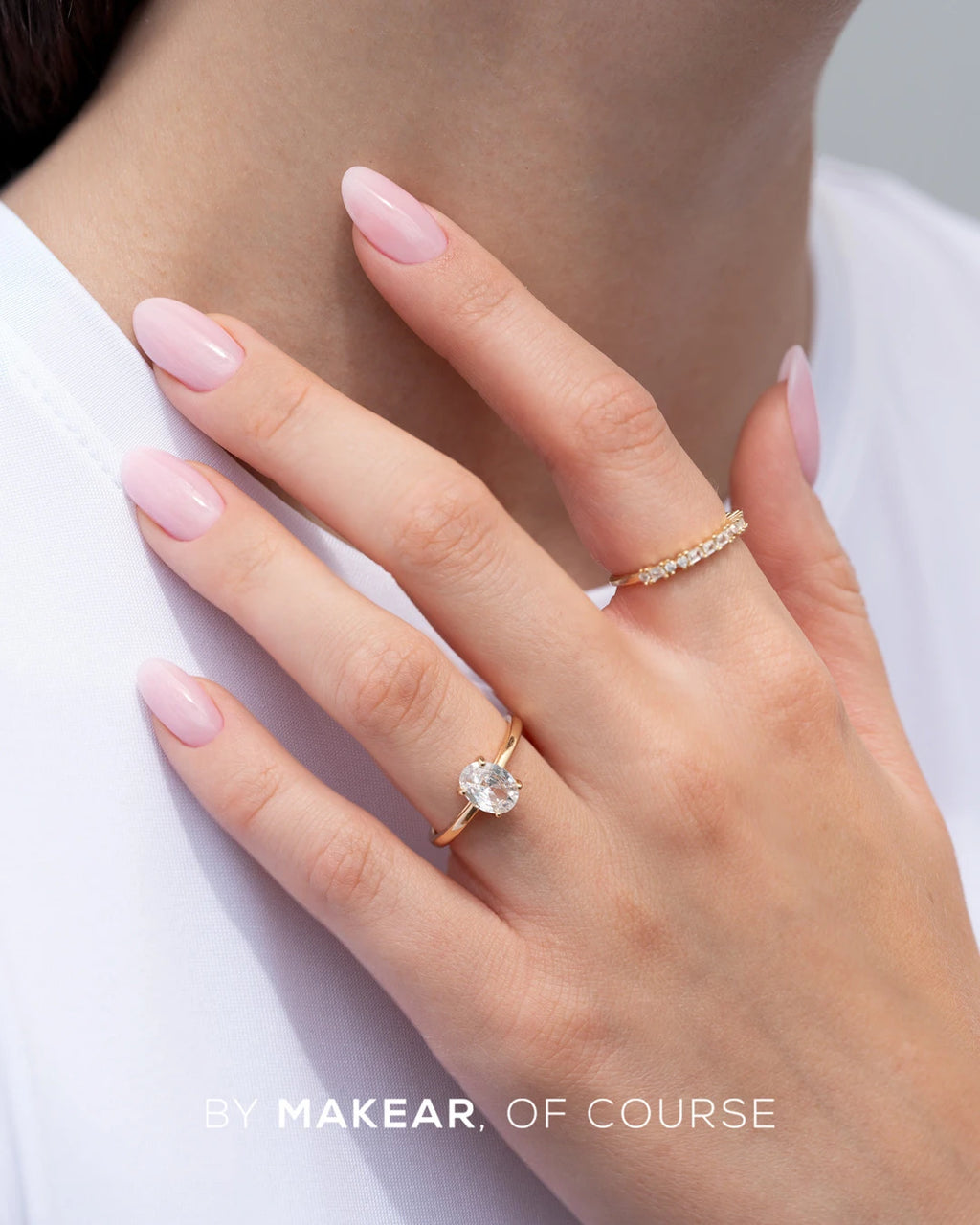 Makear 603 UV Gel Polish - Milky French - 8ml