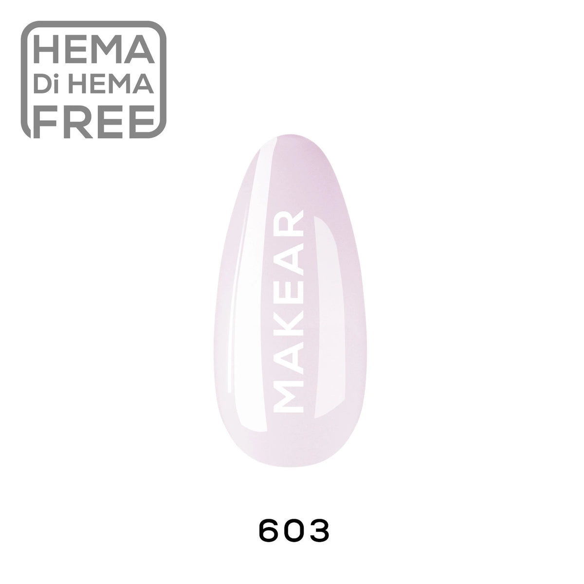 Makear 603 UV Gel Polish - Milky French - 8ml