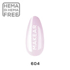 Makear 604 UV Gel Polish - Milky French - 8ml
