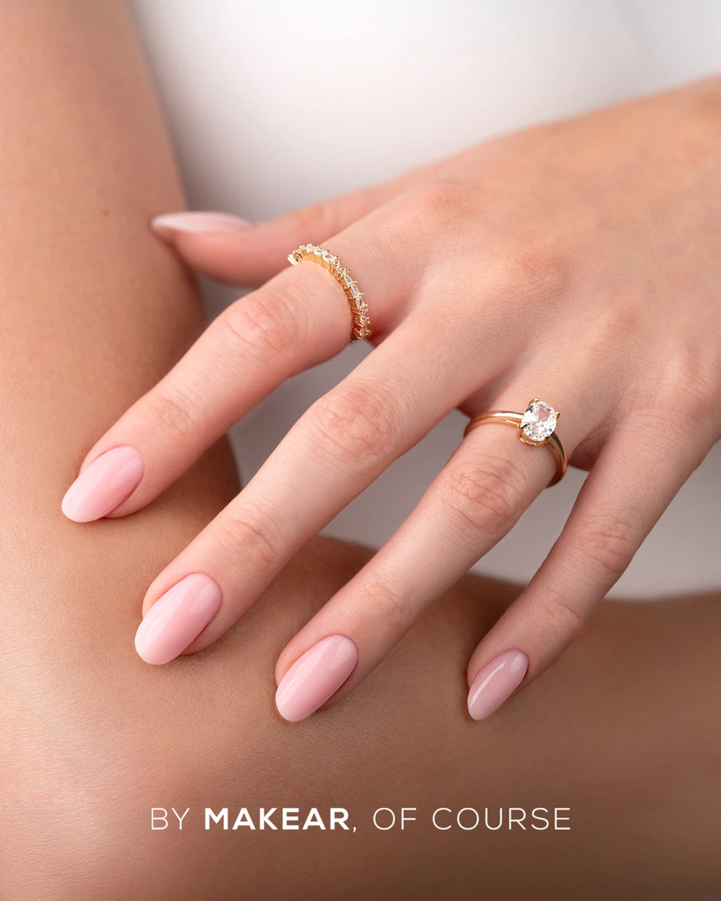 Makear 605 UV Gel Polish - Milky French - 8ml