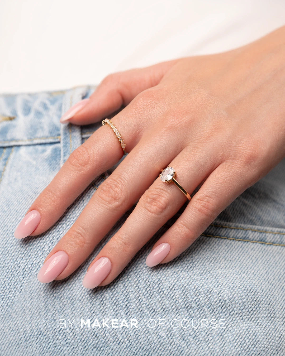 Makear 605 UV Gel Polish - Milky French - 8ml