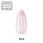 Makear 605 UV Gel Polish - Milky French - 8ml