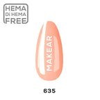 Makear 635 UV Gel Polish - Regular - 8ml