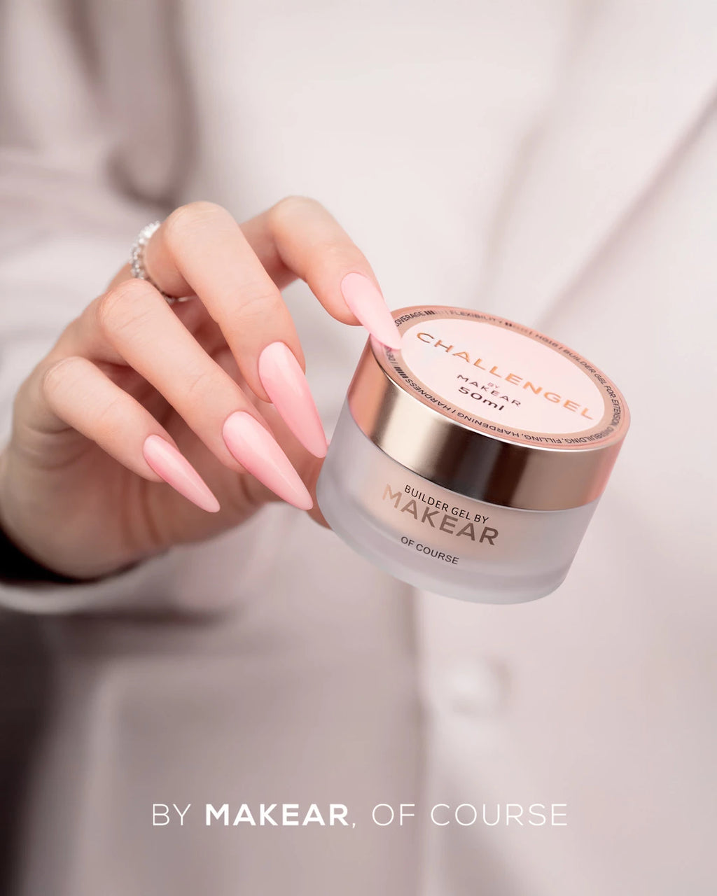 Makear HG02 Challengel Builder Gel - Milky Peach