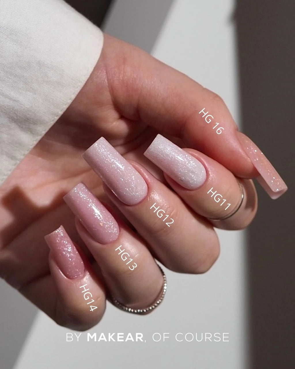Makear HG13 Challengel Builder Gel - Pink Shimmer